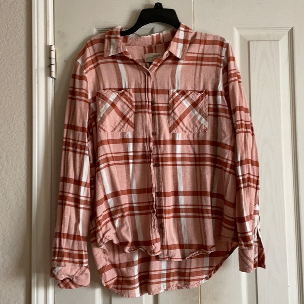 Plaid button up shirt